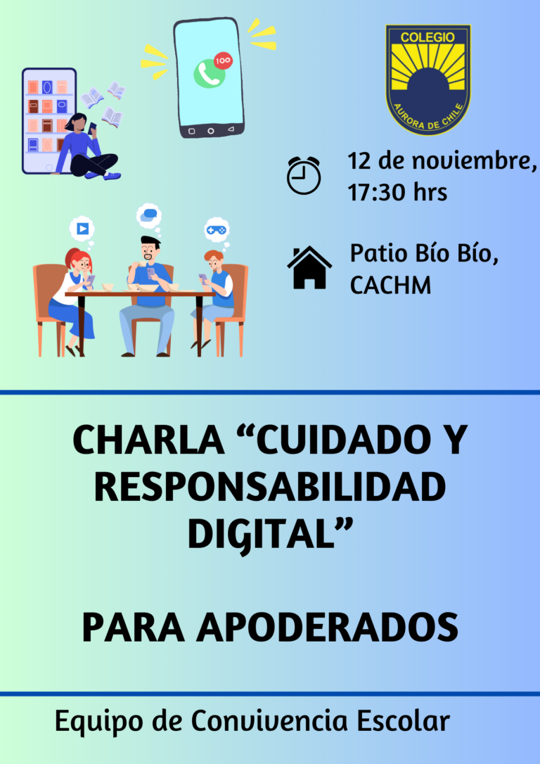 Charla Cuidado y responsabilidad digital